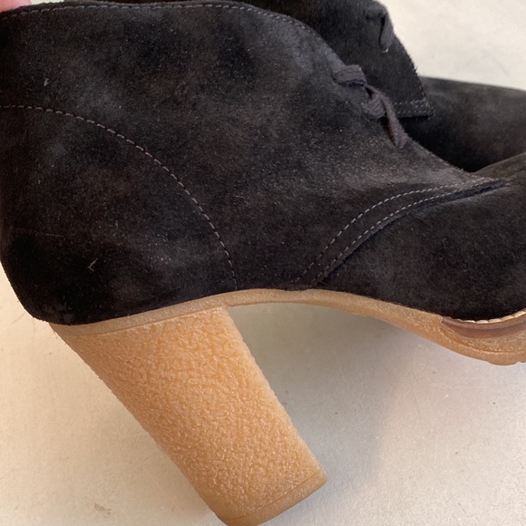 J. Crew black suede heels/ platform booties - Picture 2 of 16